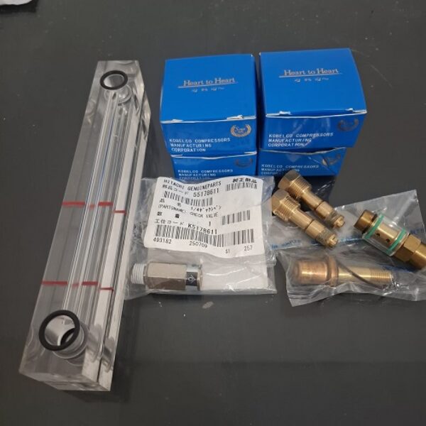 Oil recovery check valve dan oil level gauge